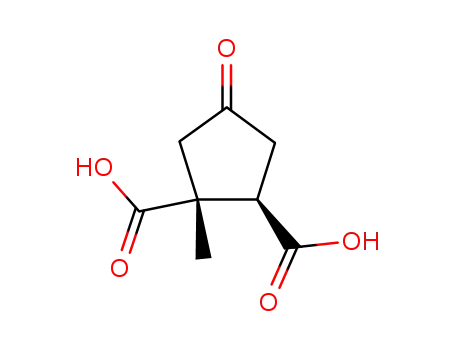 (+/-)-4-oxo-1-methyl-cyclopentane-dicarboxylic acid-(1<i>r</i>,2<i>t</i>)