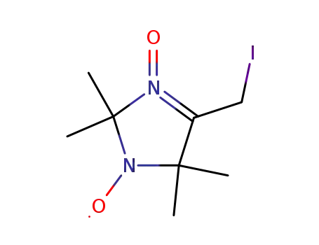Molecular Structure of 73514-39-3 (4-iodomethyl-2,2,5,5-tetramethyl-3-imidazoline-3-oxide-1-oxyl)