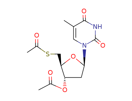 Thymidine, 5'-thio-, 3',5'-diacetate (7CI,8CI,9CI)