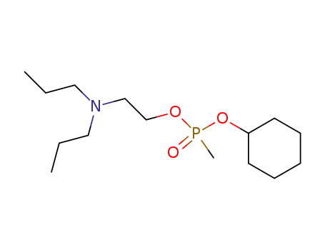 Methylphosphonic acid cyclohexyl 2-(dipropylamino)ethyl ester