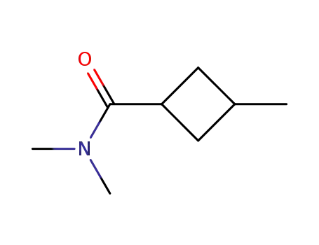 Molecular Structure of 71473-97-7 (Cyclobutanecarboxamide, N,N,3-trimethyl- (7CI,9CI))