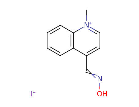 Quinolinium,4-[(hydroxyimino)methyl]-1-methyl-, iodide (1:1) cas  7375-30-6