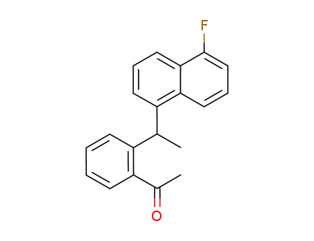 o-<α-5-Fluor-1-naphthyl-ethyl>-acetophenon