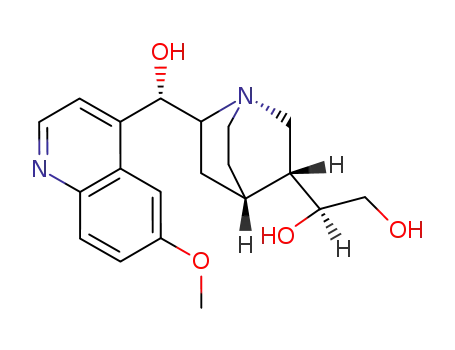 Molecular Structure of 73522-91-5 (quinine-10,11-dihydrodiol)