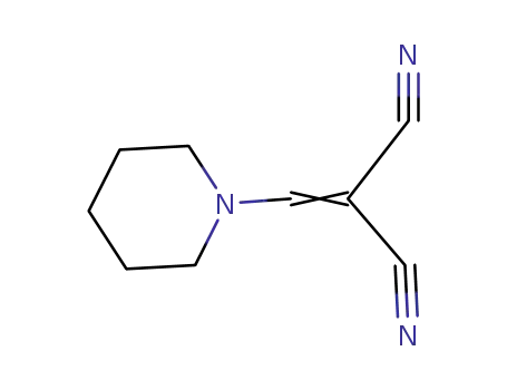 Molecular Structure of 73541-92-1 ((piperidin-1-ylmethylidene)propanedinitrile)