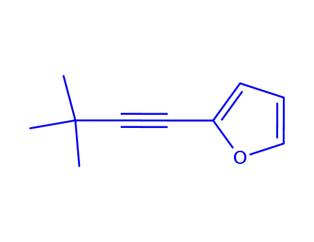 Molecular Structure of 733035-90-0 (Furan, 2-(3,3-dimethyl-1-butynyl)- (9CI))