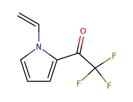 Molecular Structure of 73415-87-9 (Ethanone, 1-(1-ethenyl-1H-pyrrol-2-yl)-2,2,2-trifluoro- (9CI))