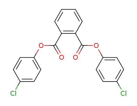 Molecular Structure of 7144-10-7 (bis(4-chlorophenyl) benzene-1,2-dicarboxylate)
