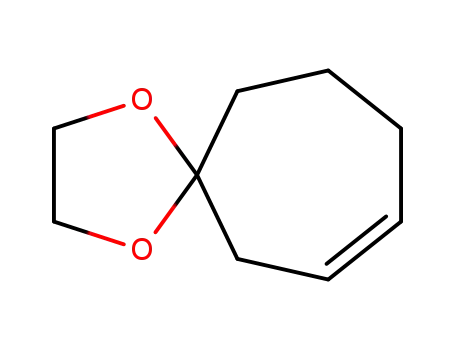 Molecular Structure of 7140-60-5 (1,4-Dioxaspiro[4.6]undec-7-ene)