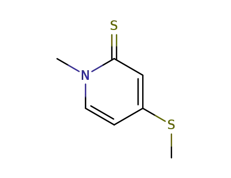 2(1H)-피리딘티온, 1-메틸-4-(메틸티오)-