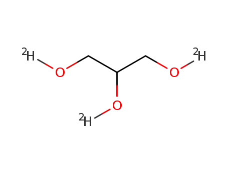 Molecular Structure of 7325-16-8 (GLYCEROL-(OD)3)