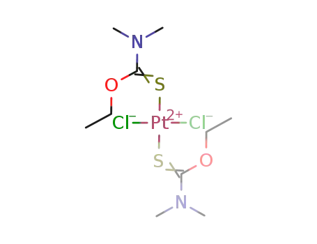 N,N-dimethyl-O-ethylthiocarbamate platinum(II)