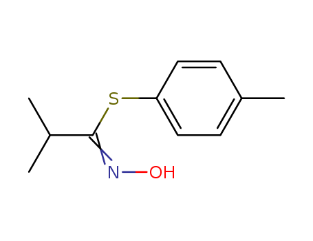 Propanimidothioic acid,N-hydroxy-2-methyl-, 4-methylphenyl ester cas  713-77-9