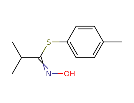 (4-methylphenyl) (1E)-N-hydroxy-2-methylpropanimidothioate