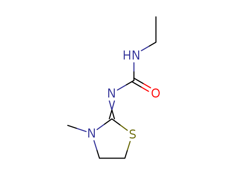 Urea,N-ethyl-N'-(3-methyl-2-thiazolidinylidene)-