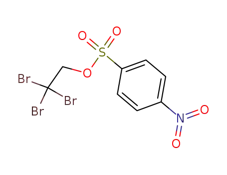 Molecular Structure of 73688-64-9 (Benzenesulfonic acid, p-nitro-, 2,2,2-tribromoethyl ester)