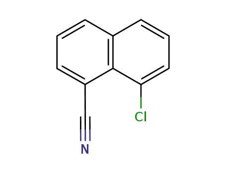 Molecular Structure of 73399-88-9 (8-Chloronaphthalene-1-carbonitrile)