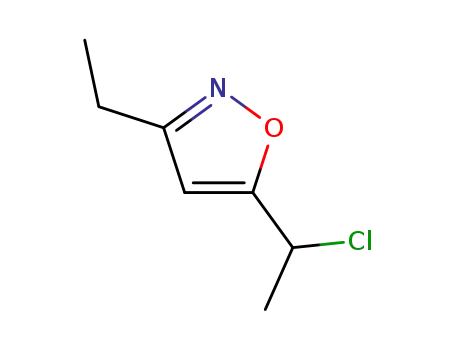 Isoxazole, 5-(1-chloroethyl)-3-ethyl- (9CI)