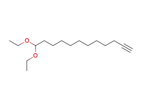 Molecular Structure of 1214742-93-4 (11-dodecynal diethyl acetal)
