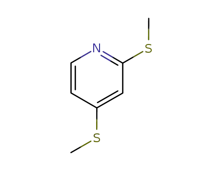 Molecular Structure of 71506-85-9 (2,4-BIS(METHYLTHIO)PYRIDINE)