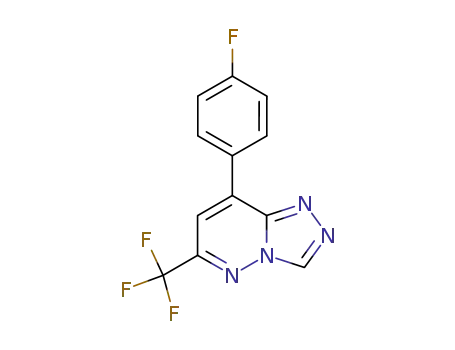1,2,4-Triazolo(4,3-b)pyridazine, 8-(p-fluorophenyl)-6-trifluoromethyl-