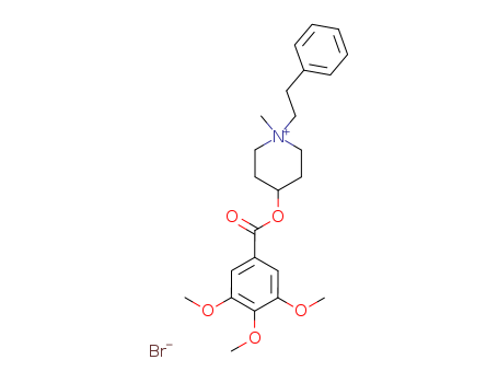 (1-METHYL-1-PHENETHYL-3,4,5,6-TETRAHYDRO-2H-(PYRIDIN-4-YL)) 3,4,5-TRIMET HOXYBENZOATE BROMIDE