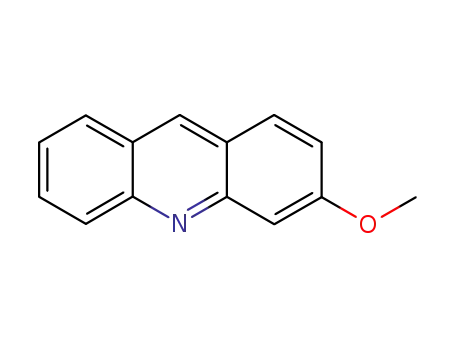 Molecular Structure of 23043-46-1 (Acridine, 3-methoxy-)