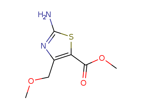 5-Thiazolecarboxylicacid,2-amino-4-(methoxymethyl)-,methylester(9CI)