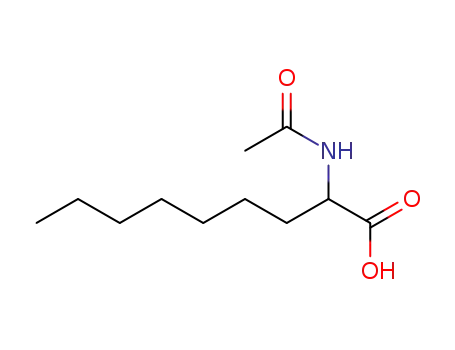 Molecular Structure of 73404-08-7 (2-(acetylamino)nonanoic acid)