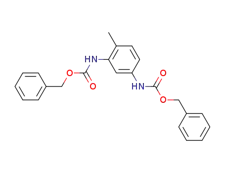 Molecular Structure of 73622-78-3 (N,N'-(4-Methyl-m-phenylene)bis(carbamic acid benzyl) ester)