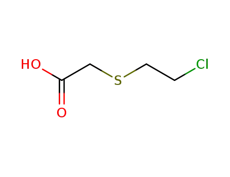 Molecular Structure of 4332-50-7 ([(2-chloroethyl)sulfanyl]acetic acid)