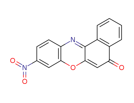 Molecular Structure of 75197-93-2 (5H-Benzo[a]phenoxazin-5-one, 9-nitro-)