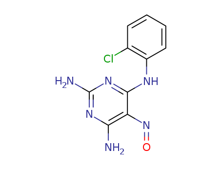 2,4,6-Pyrimidinetriamine,N4-(2-chlorophenyl)-5-nitroso- cas  7357-69-9