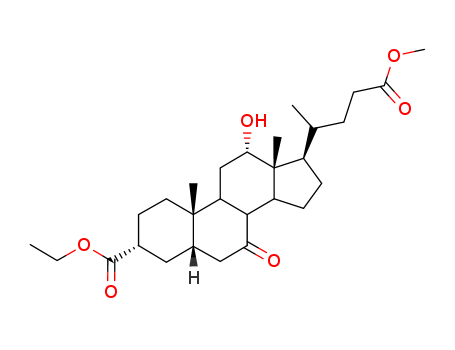 3-A-ETHOXYCARBONYL-12-A-HYDROXY-7-OXOCHOLAN-24-OIC ACID METHY L ESTER