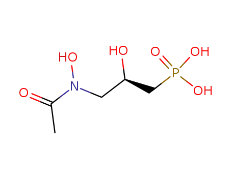 Molecular Structure of 73240-15-0 ([(R)-3-(Acetylhydroxyamino)-2-hydroxypropyl]phosphonic acid)