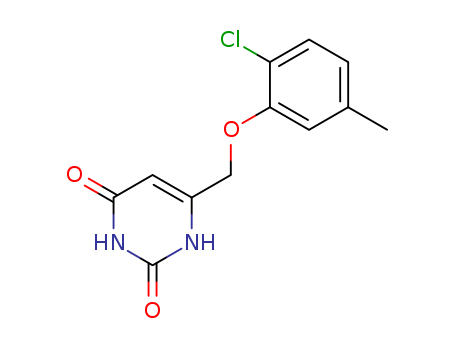 6-[(2-chloro-5-methyl-phenoxy)methyl]-1H-pyrimidine-2,4-dione cas  73541-89-6