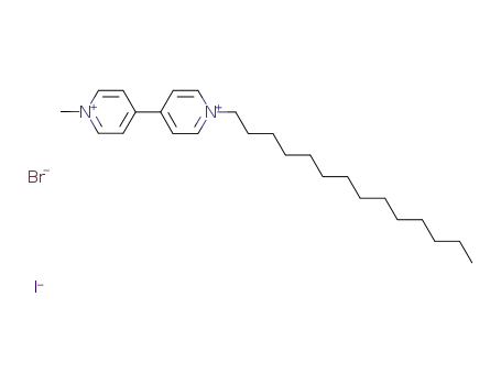 1-tetradecyl-1'-methyl-4,4'-bipyridinium bromide iodide