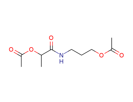 Propanamide,2-(acetyloxy)-N-[3-(acetyloxy)propyl]- cas  7146-55-6