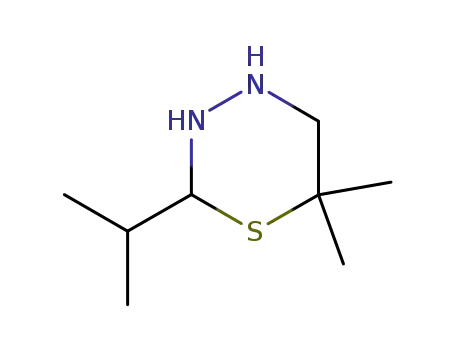 2-isopropyl-6,6-dimethyl-[1,3,4]thiadiazinane