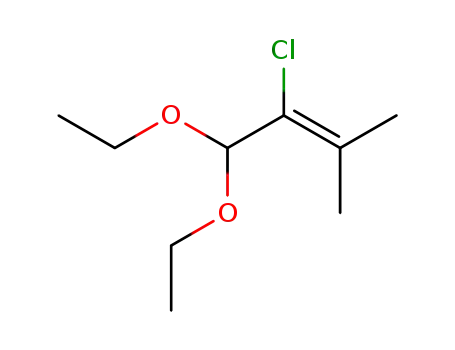 2-chloro-1,1-diethoxy-3-methyl-but-2-ene