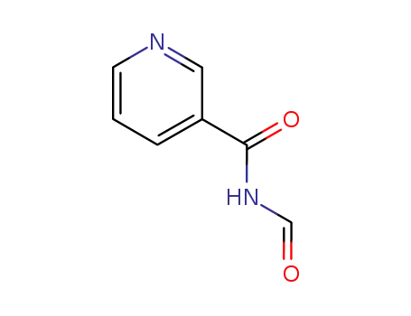 Molecular Structure of 73823-20-8 (3-Pyridinecarboxamide,N-formyl-(9CI))