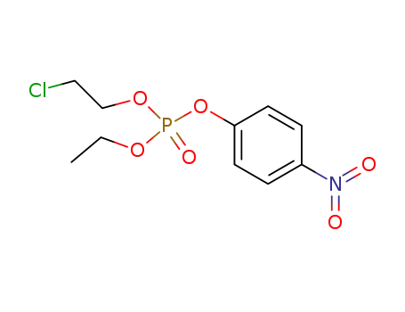 Molecular Structure of 731-04-4 (2-chloroethyl ethyl 4-nitrophenyl phosphate)