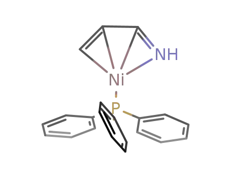 Molecular Structure of 12303-45-6 ((CH<sub>2</sub>CHCHNH)NiP(C<sub>6</sub>H<sub>5</sub>)3)