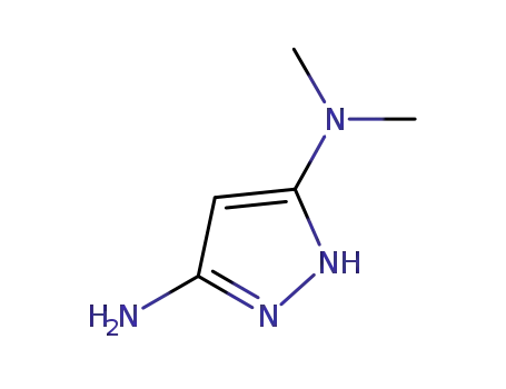 Molecular Structure of 935667-36-0 (N5,N5-dimethyl-1H-pyrazole-3,5-diamine)