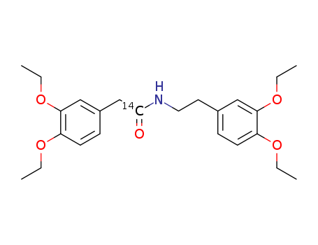 N-(3,4-Diethyloxy)phenylethyl-3,4-diethyloxyphenyl acetamide 71457-14-2