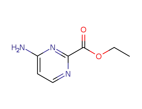 Molecular Structure of 71470-41-2 (ETHYL 4-AMINOPYRIMIDINE-2-CARBOXYLATE)