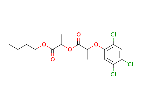 Lactic acid, butylester, DL-, DL-2-(2,4,5-trichlorophenoxy)propionate (8CI) cas  7153-03-9