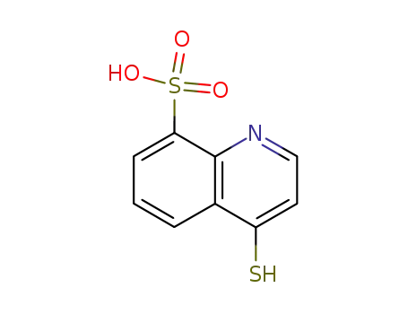 Molecular Structure of 71330-94-4 (8-Quinolinesulfonic  acid,  4-mercapto-)