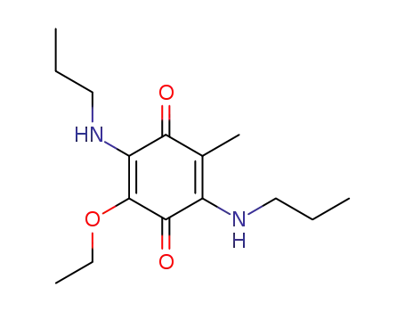 2-ethoxy-5-methyl-3,6-bis(propylamino)cyclohexa-2,5-diene-1,4-dione