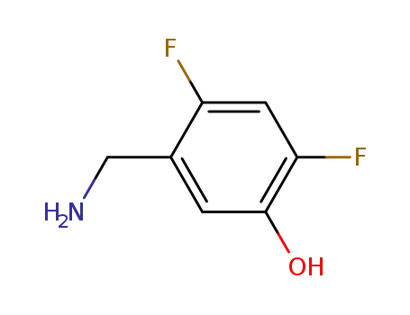 Phenol, 5-(aminomethyl)-2,4-difluoro- (9CI)